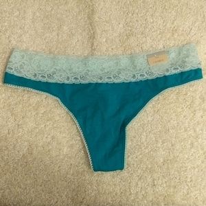 NWT Cacique Lane Bryant Size 12 Turquoise Thong